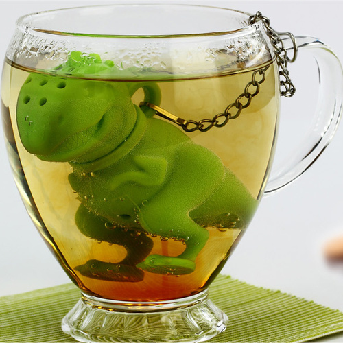 TRex Tea Infuser Rest from the dark ages