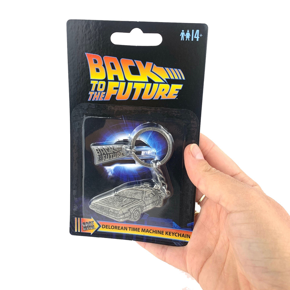 Back to the Future DeLorean Keychain - Certified for speeds of 88 mph!