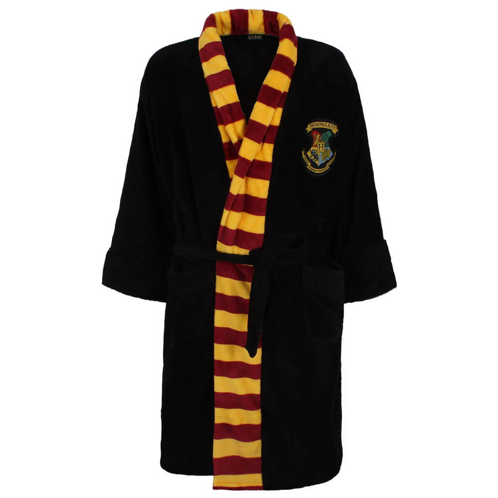 Harry Potter Hogwarts Fleece Bathrobe Fit right in at wizarding school
