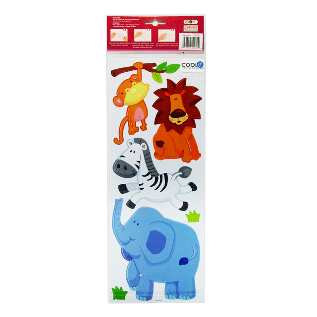 Wall Art Stickers Zoo Animals Small The Zoo comes alive!