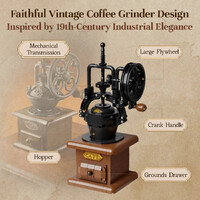 Retro Coffee Grinder Construction Set 446pcs additional image