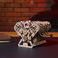 UGears V8 Engine Wooden Model Kit additional image