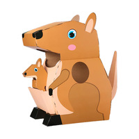 3D Cardboard Mila the Kangaroo Costume Kit additional image