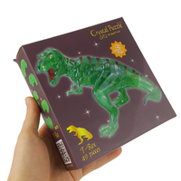 3D Green T Rex Crystal Puzzle additional image
