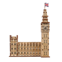UGears Big Ben Mini Wooden Model Kit additional image