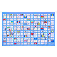 Colour and Learn World Flags Table Cloth additional image