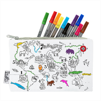 Colour and Learn World Map Pencil Case additional image