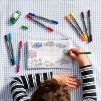 Colour and Learn Working Wheels Pencil Case additional image