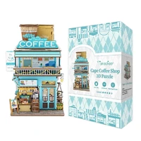 Cape Coffee Shop 3D Wooden Puzzle DIY Storage Box additional image