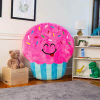 Cupcake Inflatable Floor Floatie Cushion additional image
