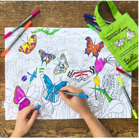 Colour and Learn Butterfly Placemat to Go additional image