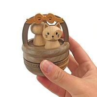 Cat Wooden Egg Timer additional image