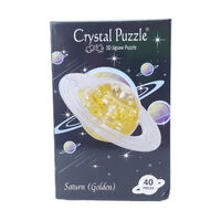 3D Golden Saturn Crystal Puzzle additional image