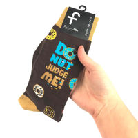 Donut Judge Me Socks [Size: Mens] additional image