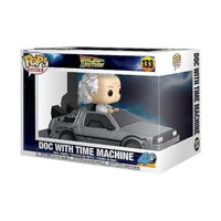 Back to the Future Doc with Time Machine Pop Vinyl Ride additional image