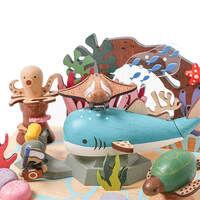 Diving Ocean Moving Wooden Musical Box additional image