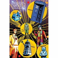 Doctor Who - Retro Characters Jigsaw Puzzle additional image