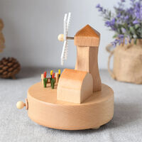 Dutch Windmill Wooden Music Box additional image
