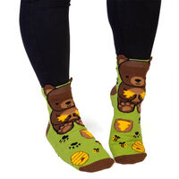 Feet Speak Bearly Awake Socks additional image