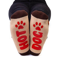 Feet Speak Hot Dog Socks additional image