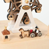 Ferris Wheel Amusement Park Wooden Musical Box additional image