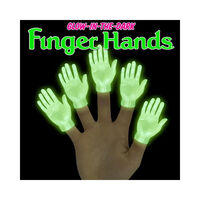 Glow in the Dark Finger Hands Finger Puppets 5 Pack additional image