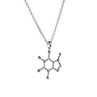 Geek Gems Caffeine Molecule Necklace additional image