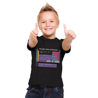 Geeks Periodic Table T-shirt Kid Size 4 additional image