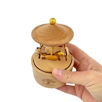 Horse Carousel Mini Wooden Music Box additional image