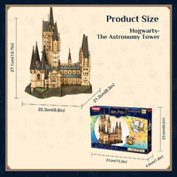 Harry Potter The Astronomy Tower Wooden Construction Craft Set additional image