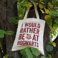 Harry Potter I Would Rather be at Hogwarts Tote additional image