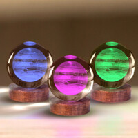 Jupiter 3D LED Crystal Lamp additional image