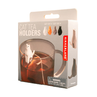 Kikkerland Cat Tea Bag Holders 4 Pack additional image