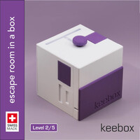 Keebox Escape Room in a Box Purple additional image