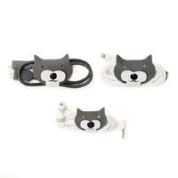 Kikkerland Cat Cable Ties Set of 3 additional image