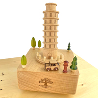 Leaning Tower of Pisa Wooden Music Box additional image