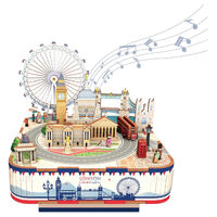 London 3D Rotating Music Box Kit additional image