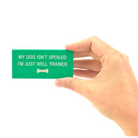 My Dog Isn't Spoiled Desk Sign additional image