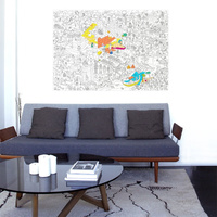OMY Colouring Poster Pyramid additional image