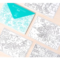 OMY Colouring Postcards Atlas additional image