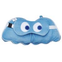 Pac Man Blue Ghost Travel Pillow and Eye Mask Set additional image