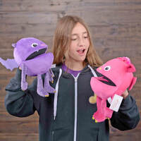 Pink Baby Monster Puppet additional image
