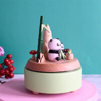 Pandas Relaxing Wooden Music Box additional image