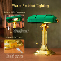Retro Bankers Desk Light Construction Set 523pcs additional image