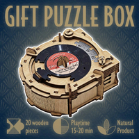 Record Player Puzzle Box additional image