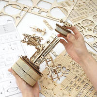 ROKR Airplane Control Tower Mechanical Music Box additional image