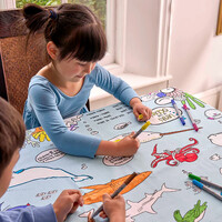 Colour and Learn Under the Sea Tablecloth additional image