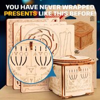 Secret Lock Wooden Puzzle Box additional image