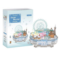 Snow World 3D DIY Rotating Music Box Kit additional image