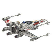 Star Wars T-65 X-Wing Star Fighter 160pc 3D Paper Model Kit additional image